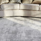 Tapis de salon luxe Designer TITANE Argent - Novatrend 