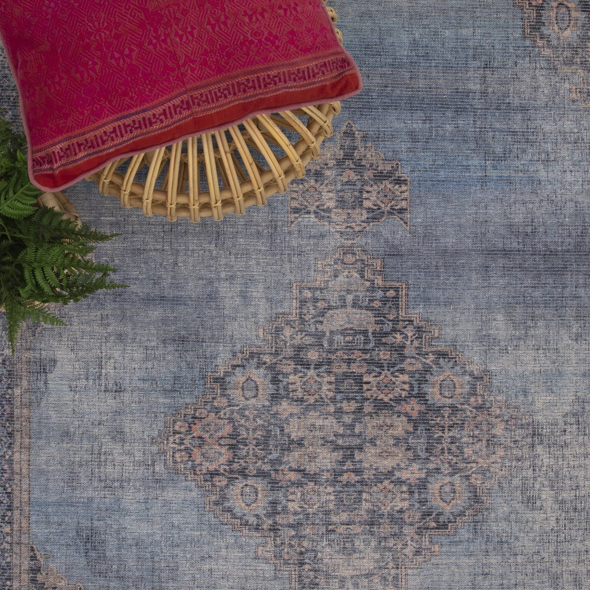 Alfombra de salón moderna de algodón DAKAR