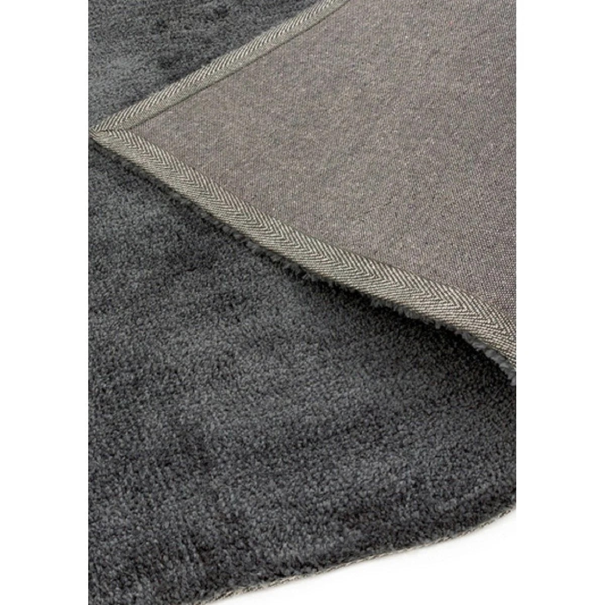 Alfombra de salón moderna negra HELIS