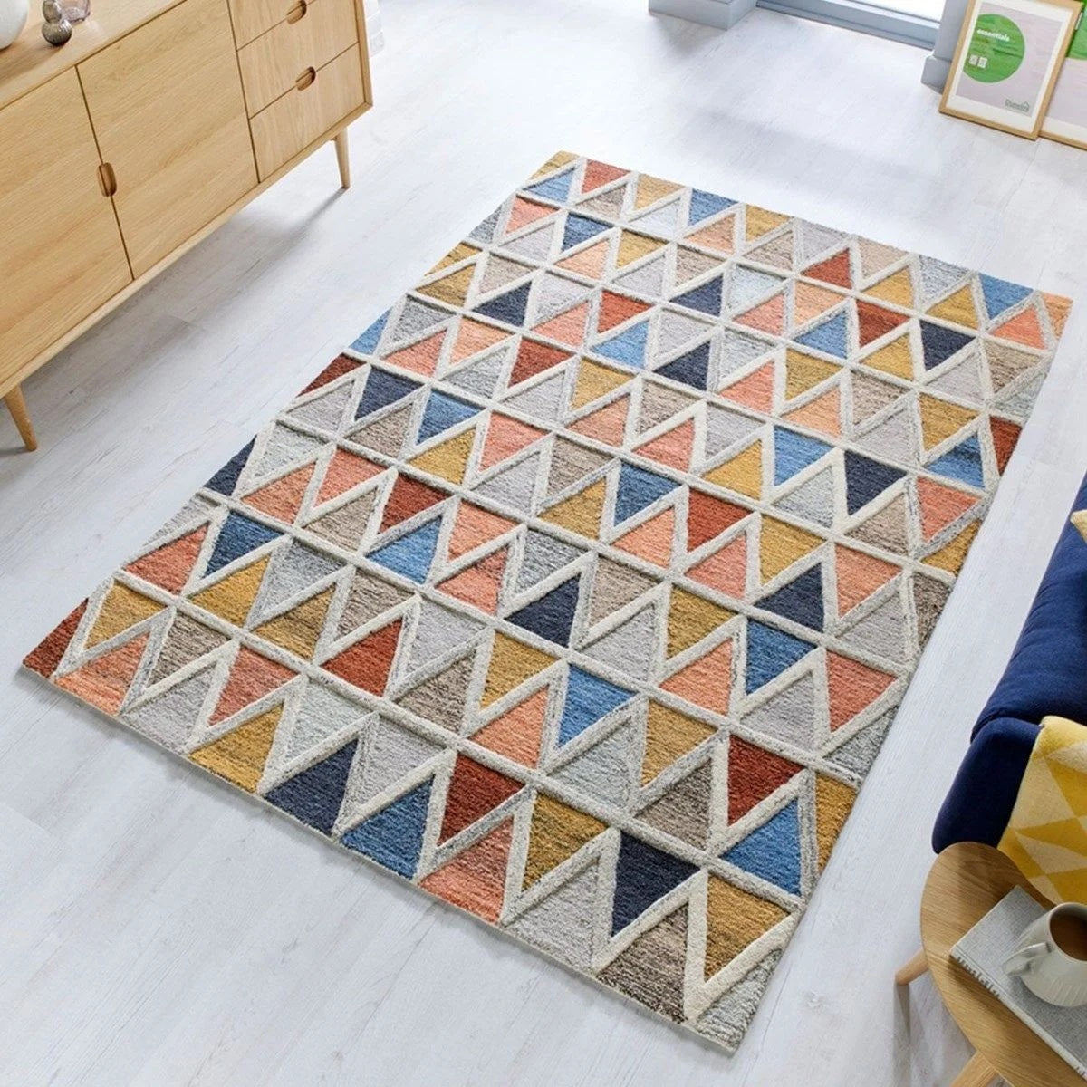 Alfombra de salón moderna de algodón DAKAR