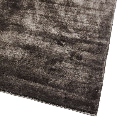 Tapis de salon en viscose fait main TITANE - Novatrend 