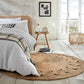 Tapis moderne rond en jute RAYA - Novatrend 