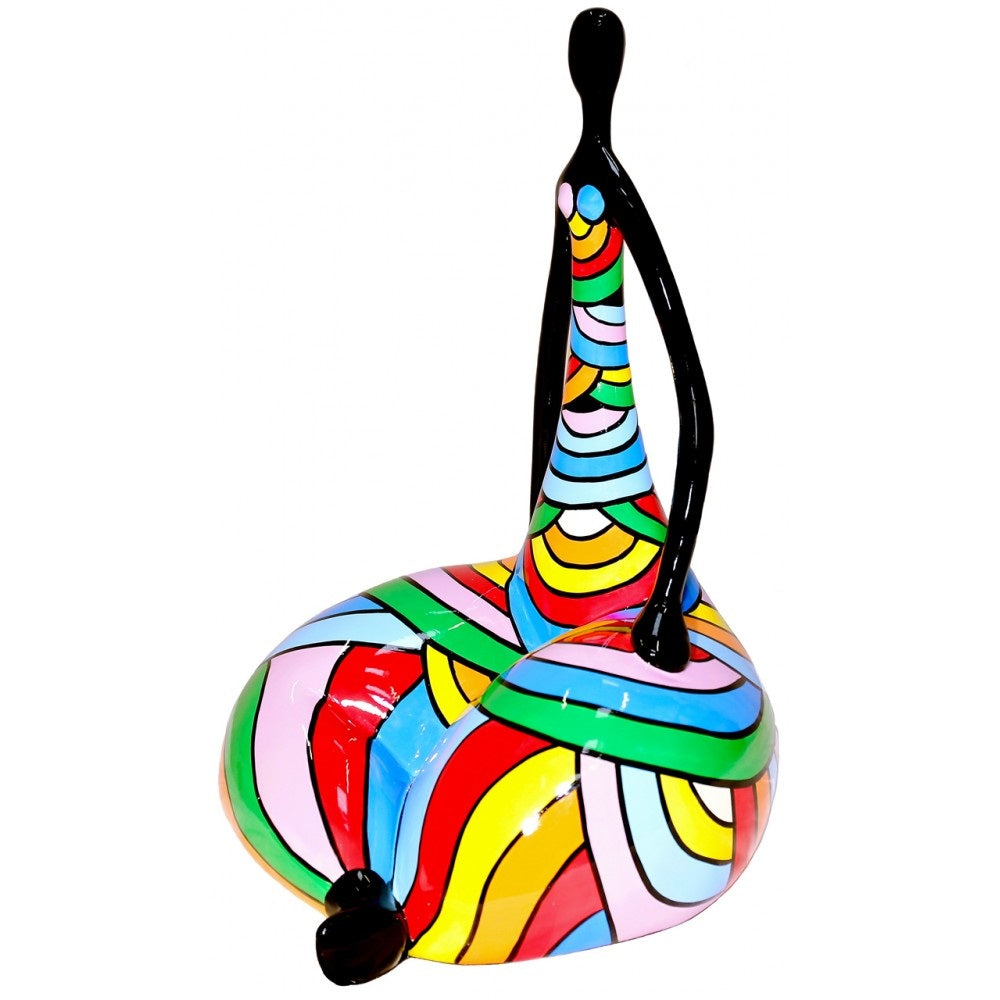 Sculpture statue moderne FEMME YOGA - Novatrend 