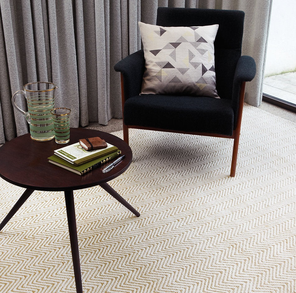 Tapis Coton Chenille et Jute ARROW Beige - Novatrend 