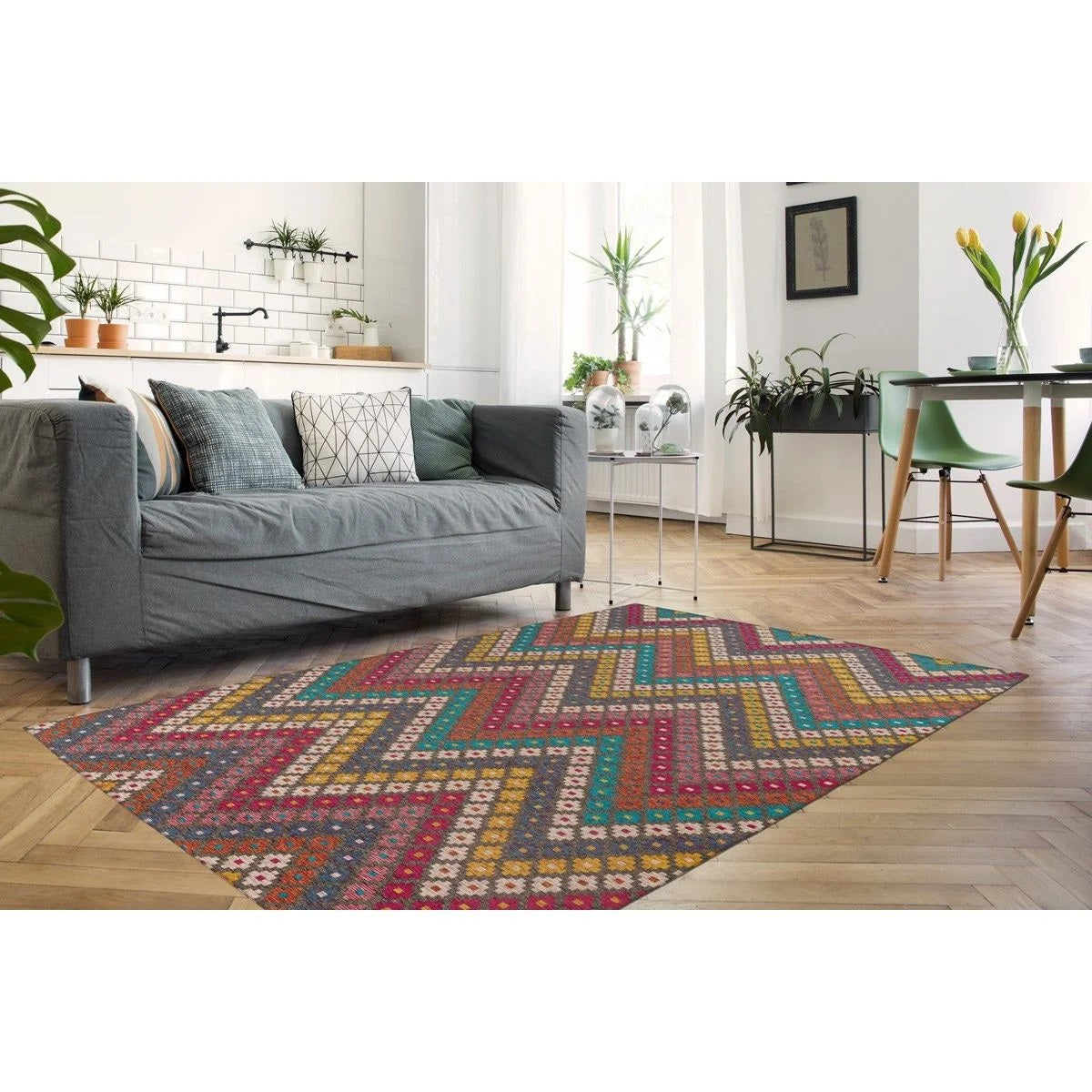 Alfombra de salón moderna de algodón DAKAR