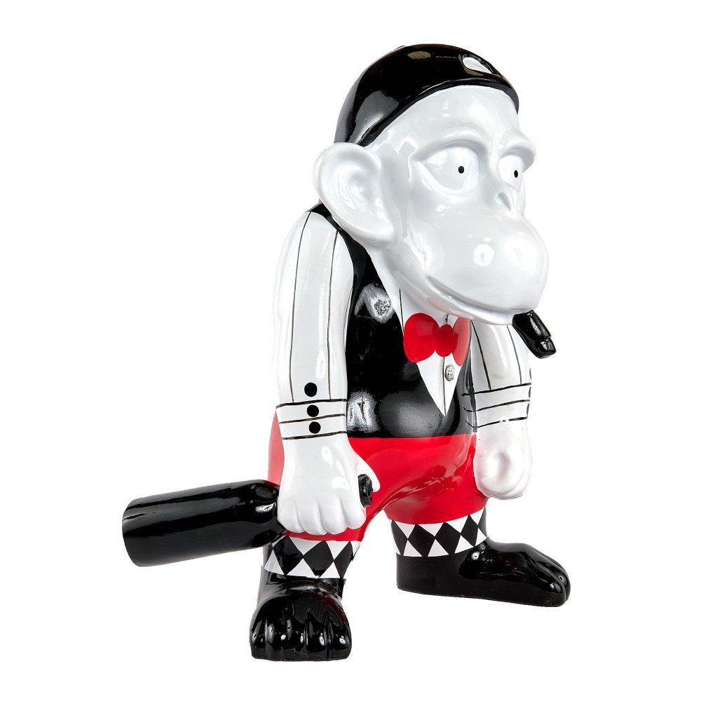 Sculpture statue moderne HAPPY MONKEY - Novatrend 