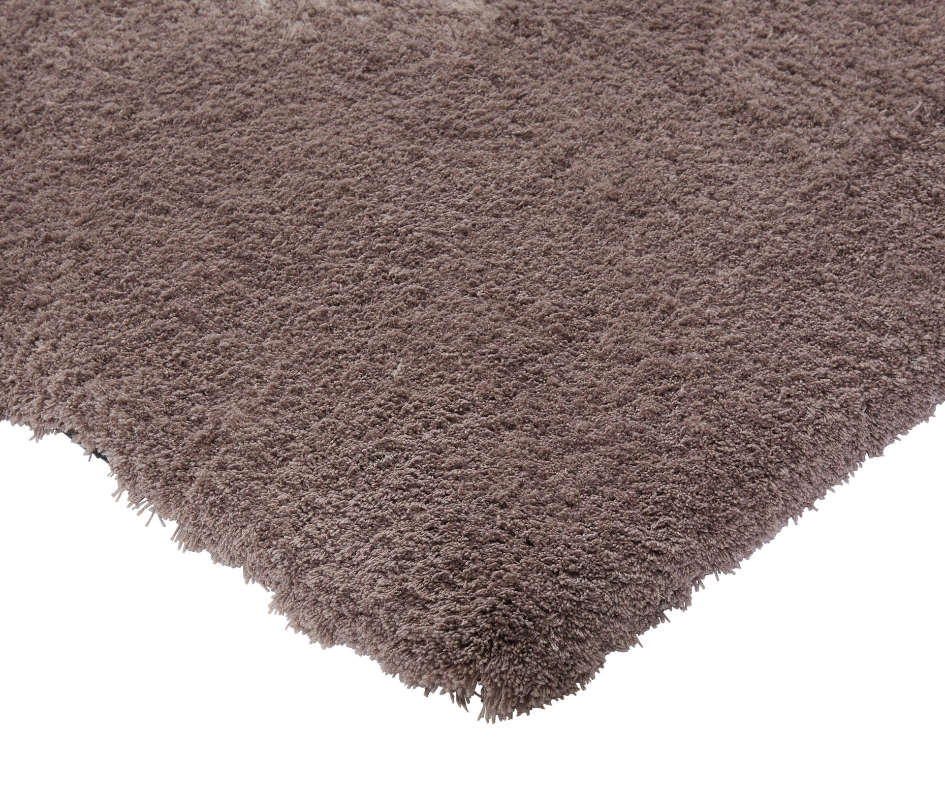 Tapis de salon shaggy moderne TITO Marron - Novatrend 