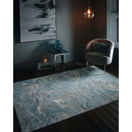 Tapis de salon moderne tissé plat VICOLA
