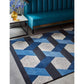 Tapis de salon en laine tissé plat CAMPTON