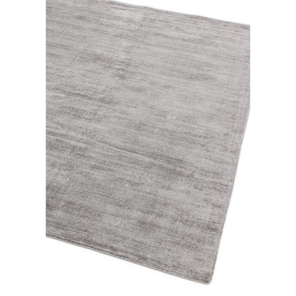 Tapis de salon moderne Uni LAME gris clair