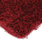Tapis de salon Moderne poils longs DONNA Rouge - Novatrend 