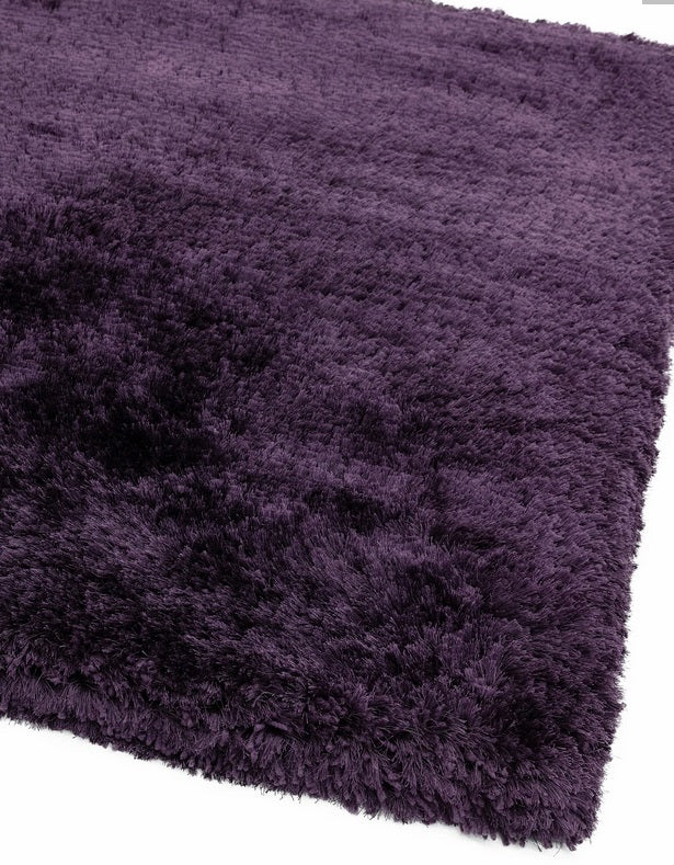 Tapis salon confort shaggy SPLASH Violet - Novatrend 