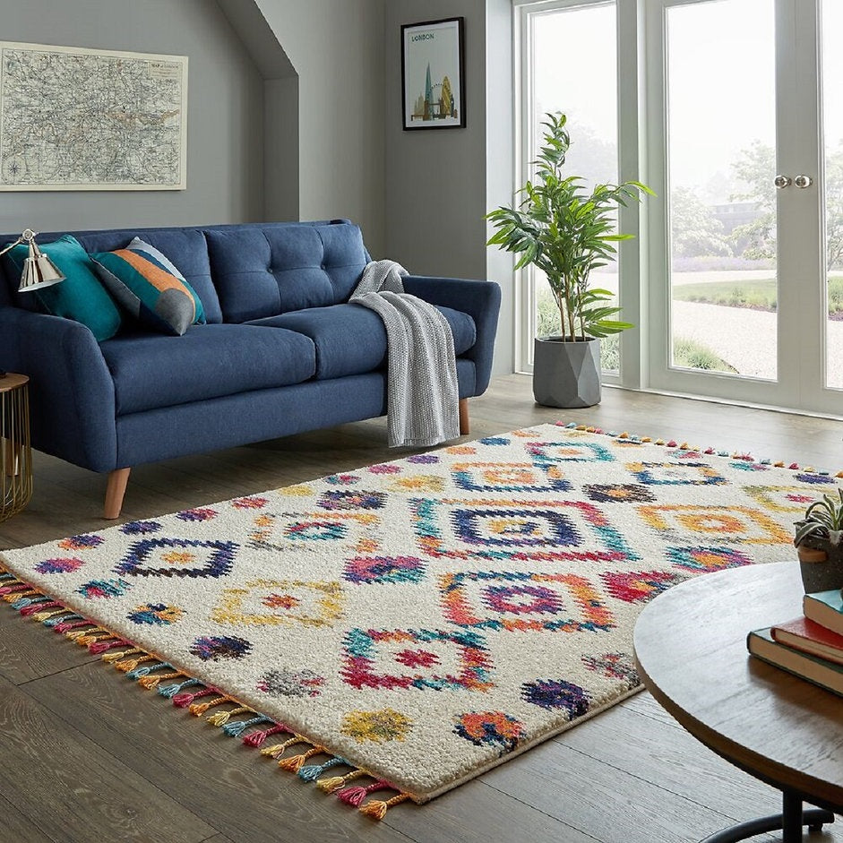 Tapis de salon style berbère GOYA - Novatrend 