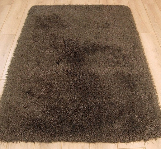 Tapis de salon shaggy FLOOD Marron - Novatrend 