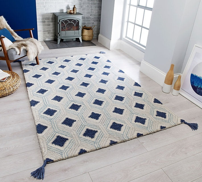 Tapis de salon moderne en laine MIKO - Novatrend 