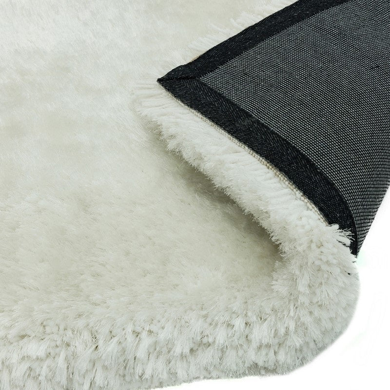 Tapis salon confort shaggy SPLASH Blanc - Novatrend 