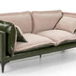 Canapé Réversible lin et cuir synthétique VERDE - Novatrend 