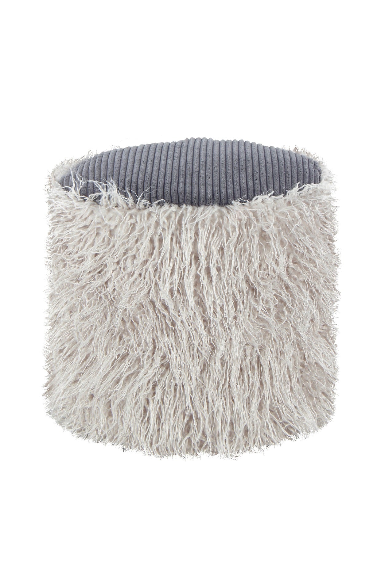 Pouf style fourrure ROMEO - Novatrend 