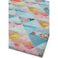 Tapis de salon moderne tissé plat EMILIO TRIANGLES