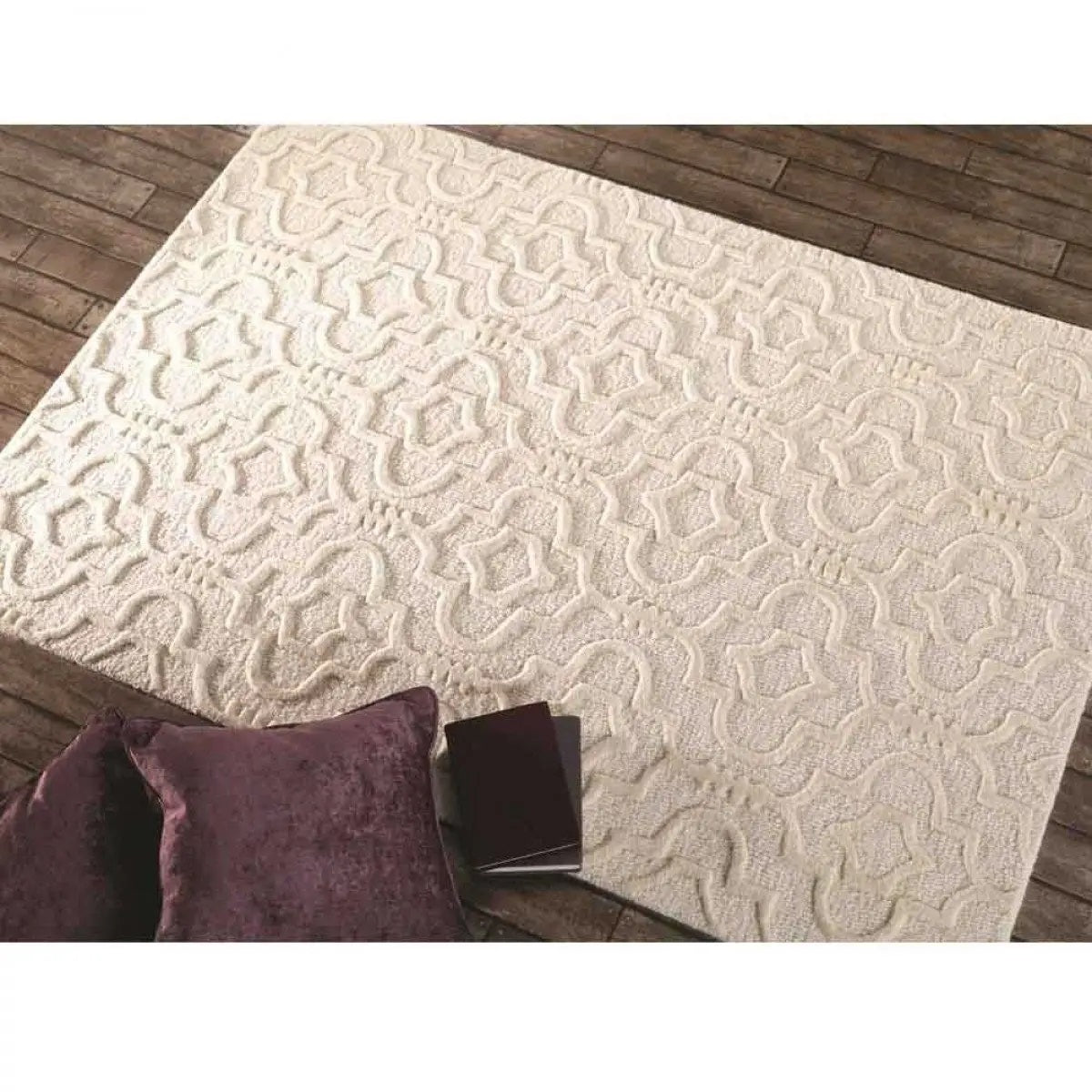 Tapis de salon pure laine RYAD - Novatrend 