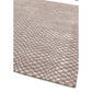 Tapis de salon moderne tissé main laine et viscose KASO