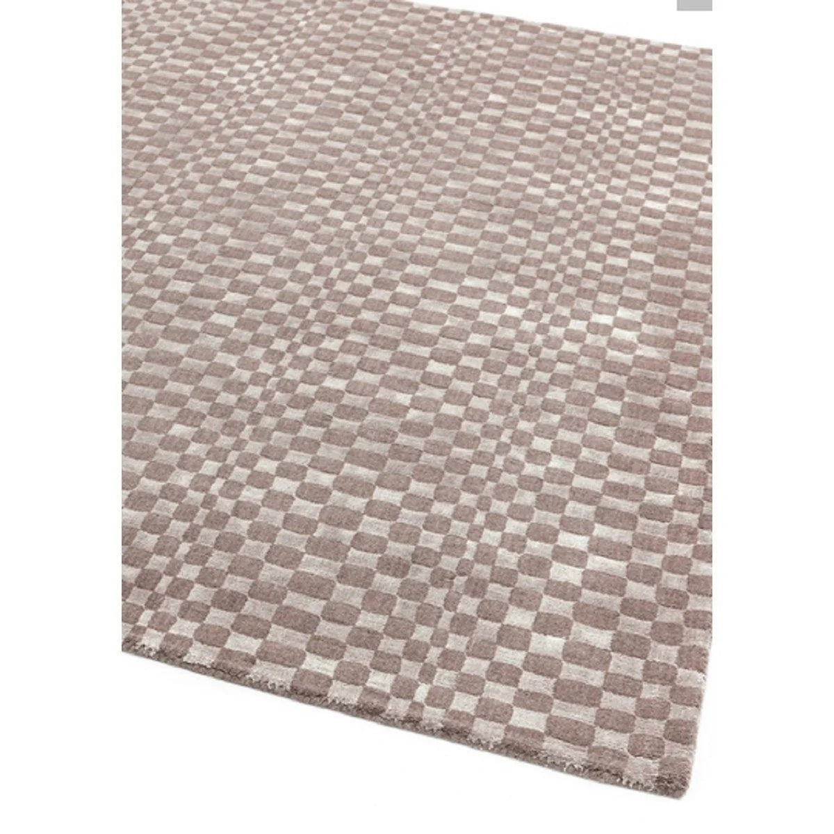 Tapis de salon moderne tissé main laine et viscose KASO