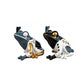 Sculpture moderne statue CLASSY FROGS - Set de 2 - Novatrend 
