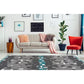 Tapis moderne tissé plat EVAYA - Novatrend 