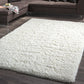 Tapis de salon shaggy FLOOD Blanc - Novatrend 