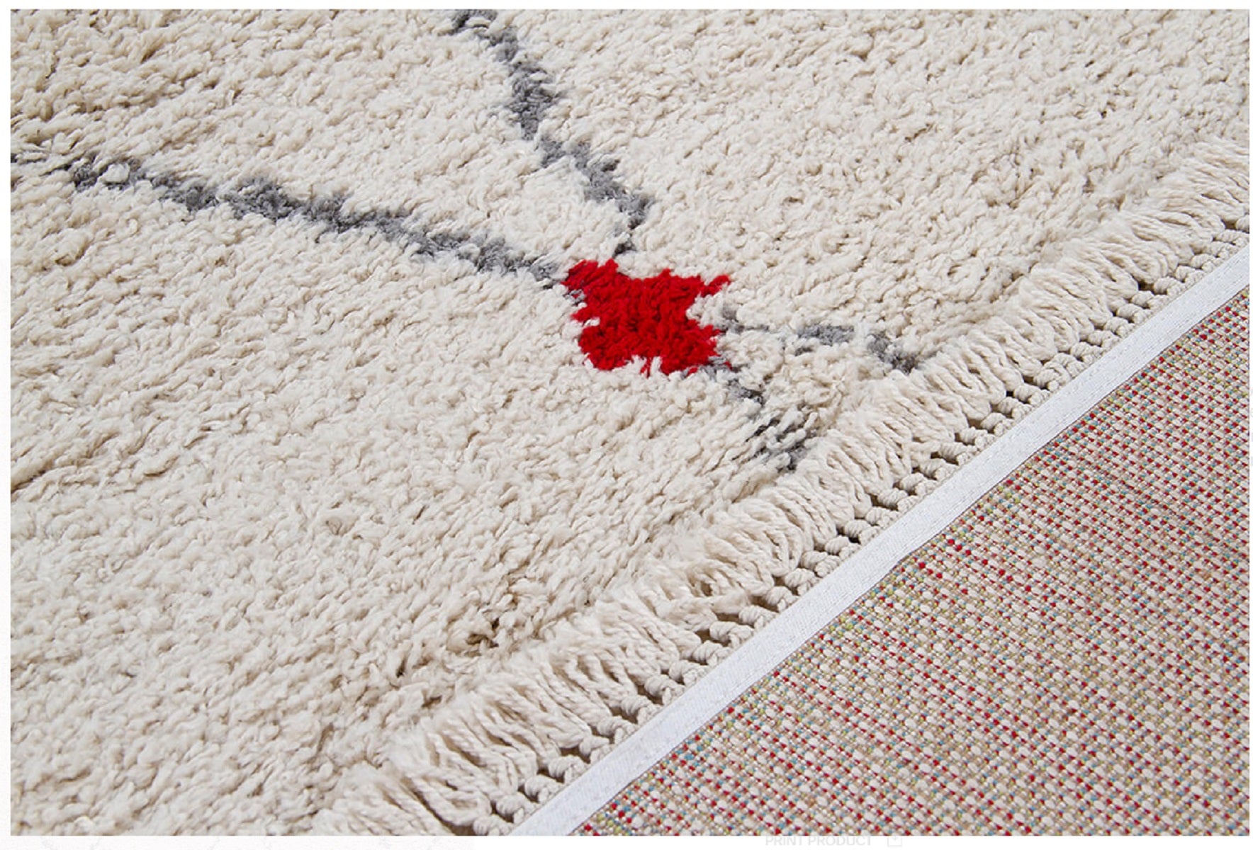 Tapis shaggy style berbère PASHTUN - Novatrend 