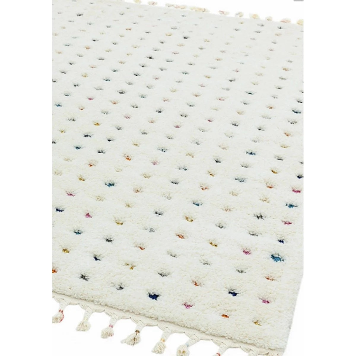 Alfombra moderna con flecos HARMONY