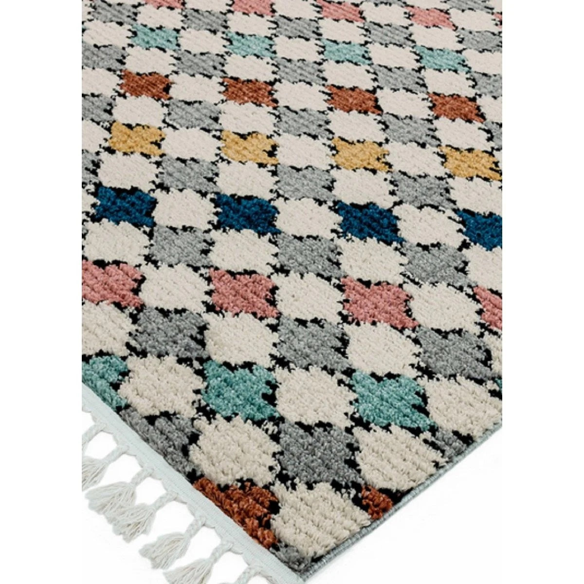 Tapis de salon à franges style berbère FARAH