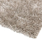 Tapis shaggy Design et Moderne FURRY Argent - Novatrend 