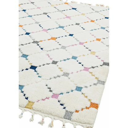 Tapis moderne à franges CRISSY