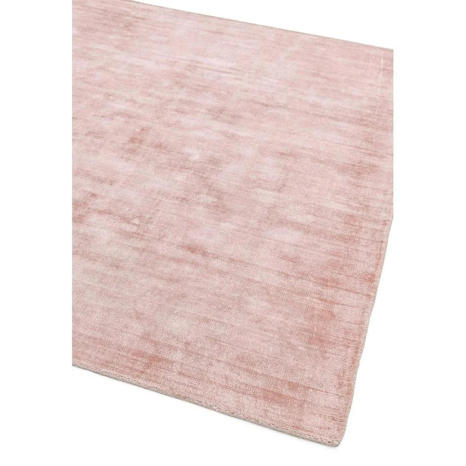 Tapis de salon moderne Uni LAME Rose - Novatrend 