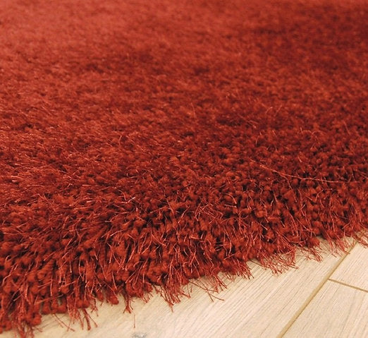 Tapis de salon shaggy FLOOD Rouge - Novatrend 