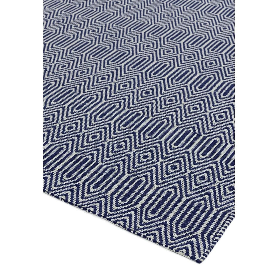 Tapis Laine et Coton tissé main style berbère SILWAN - Novatrend 
