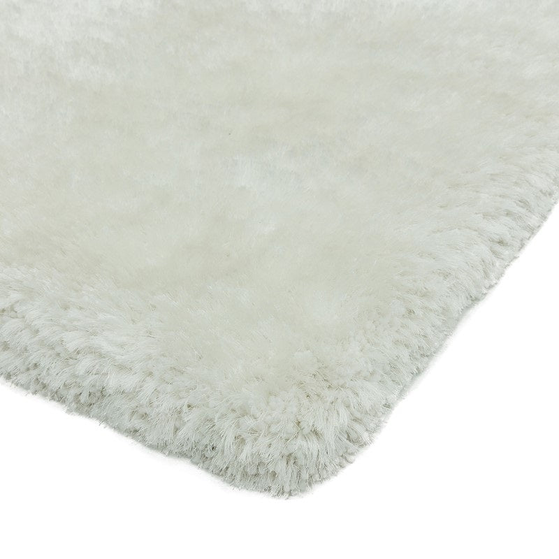 Tapis salon confort shaggy SPLASH Blanc - Novatrend 