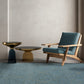 Tapis de salon moderne en jute BLUEBERRY