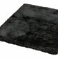 Tapis salon confort shaggy SPLASH Noir - Novatrend 