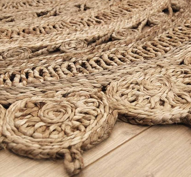 Tapis Rond style oriental JADE Natural - Novatrend 