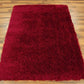 Tapis de salon Moderne poils longs DONNA Rouge - Novatrend 