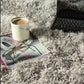 Tapis de salon shaggy FLOOD Gris - Novatrend 
