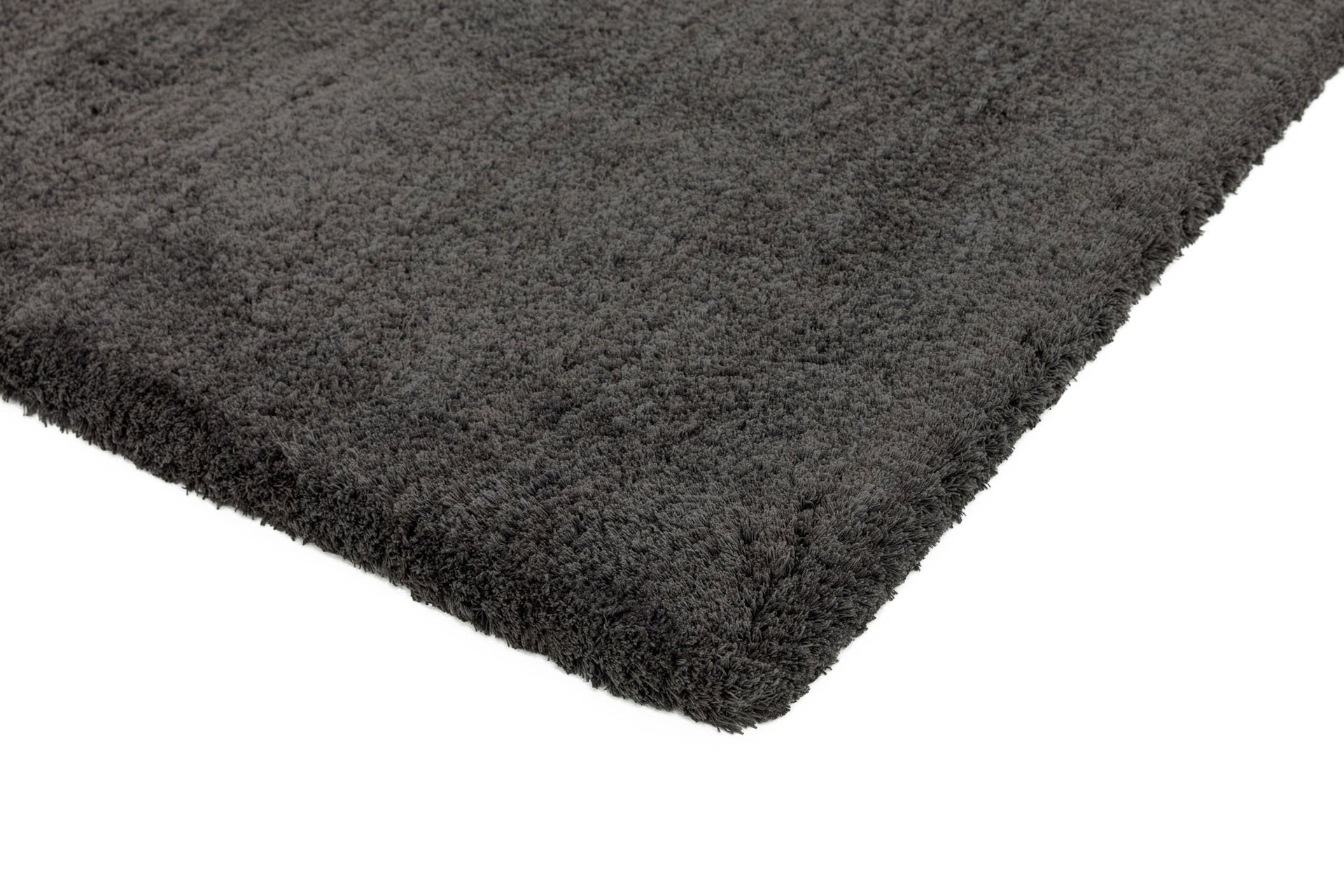 Tapis de salon shaggy moderne TITO Noir - Novatrend 