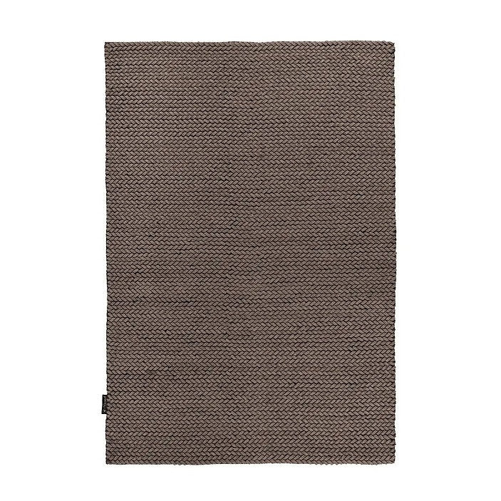 Tapis de salon tressé main en laine BORY - Novatrend 
