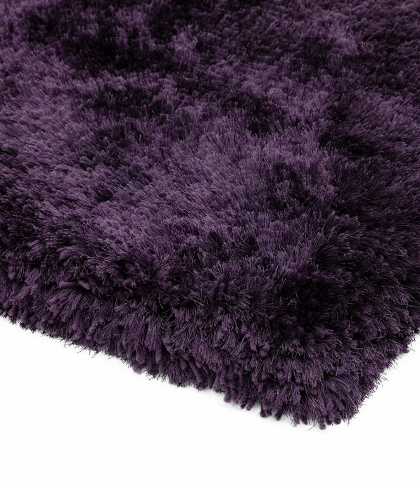 Tapis salon confort shaggy SPLASH Violet - Novatrend 