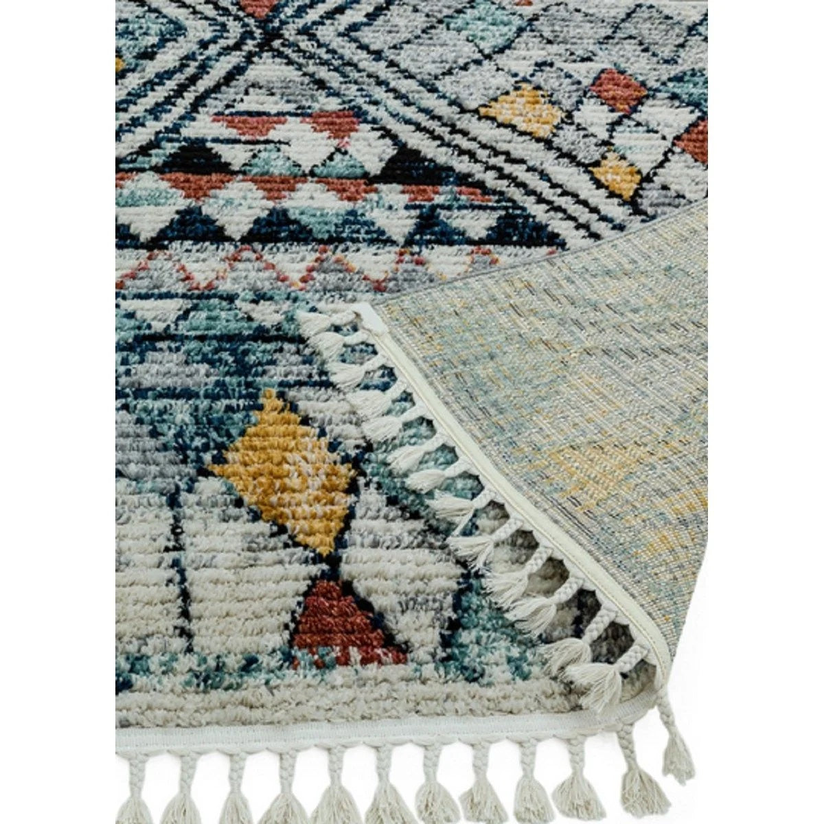 Tapis de salon à franges styles berbère ARYN