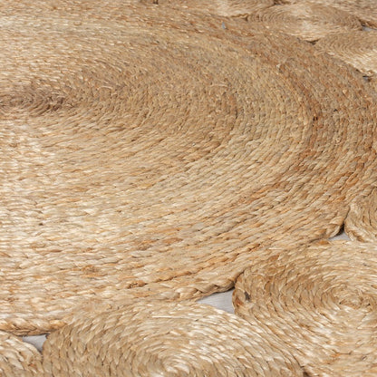 Tapis moderne rond en jute RAYA - Novatrend 