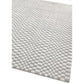 Tapis de salon moderne tissé main laine et viscose KASO