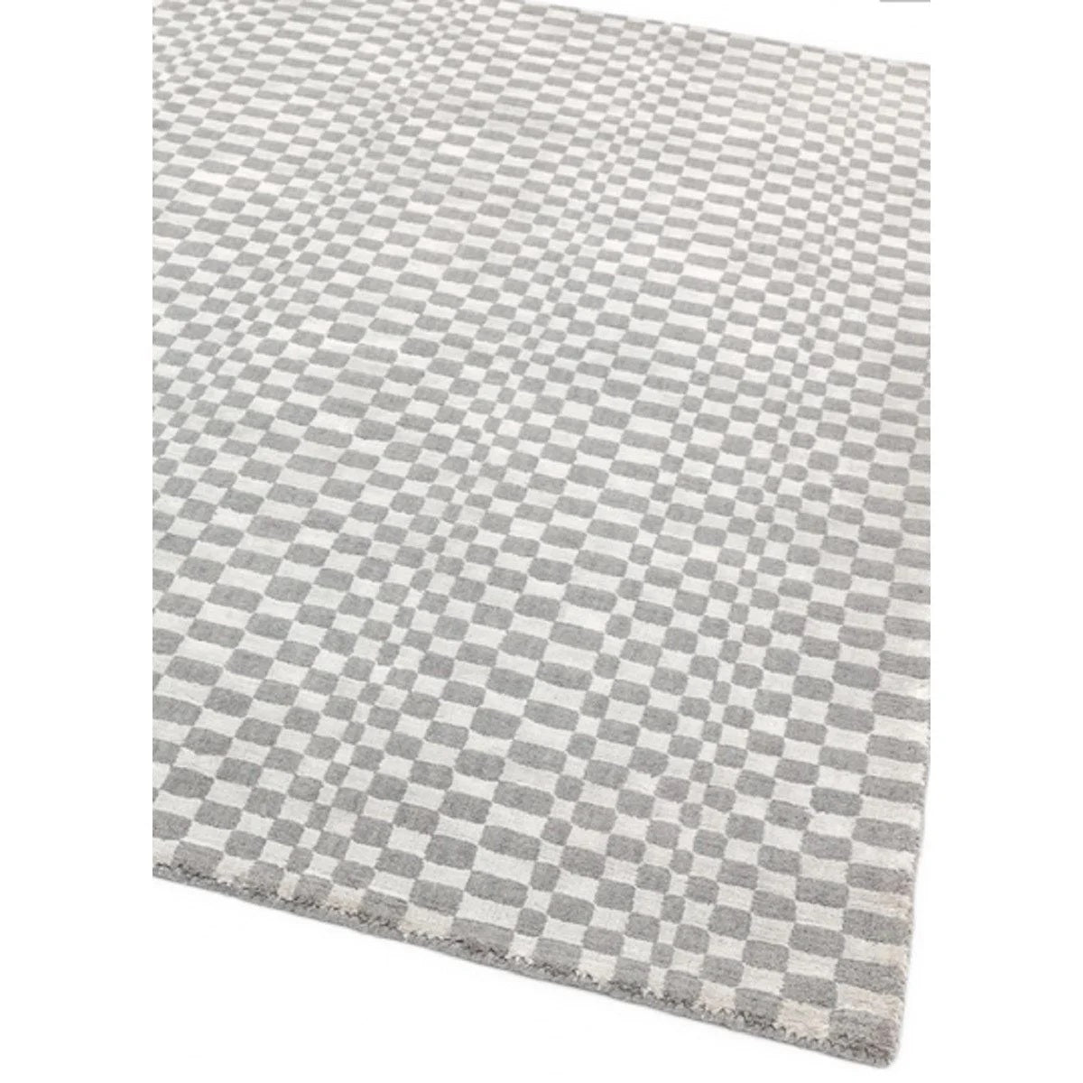 Tapis de salon moderne tissé main laine et viscose KASO